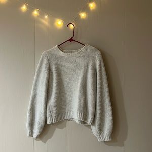 Sparkly White Sweater